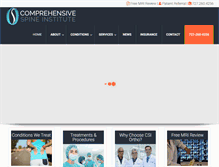 Tablet Screenshot of csiortho.com